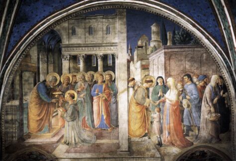 Consacrazione dei sette diaconi del Beato Angelico - Cappella Niccolina