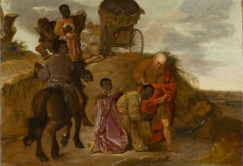 Pieter STAVEREN dit aussi Petrus Staverenus, Le Baptême de l'eunuque, vers 1642-1645