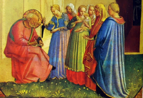 Imposizione del nome del Beato Angelico – Firenze Museo di san Marco