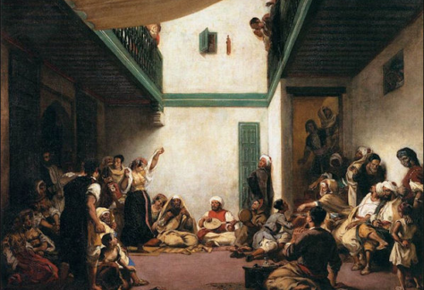 Delacroix painting of a Jewish wedding in Marocco