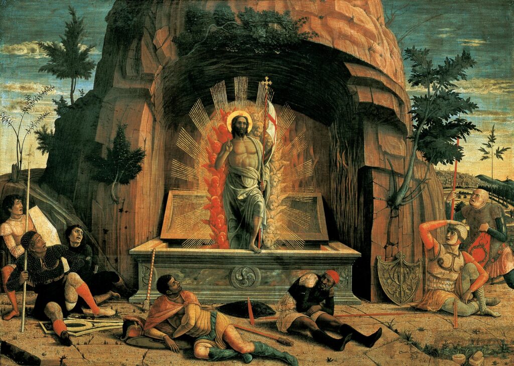 La Resurrezione è un dipinto, tempera su tavola (70x92 cm), di Andrea Mantegna,